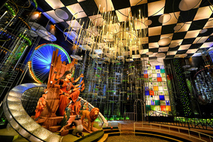 Pandal (Temporary place for Worship) decorated with creative celebration concepts during the festival. The city of Kolkata celebrates the largest festival of Bengali, Durga puja. Durga is a description of the power of the goddess in Hindu Mythology. UNESCO (The United Nations Educational, Scientific and Cultural Organization) in 2021 included Durga puja in the Representative list of the intangible cultural heritage of Humanity.