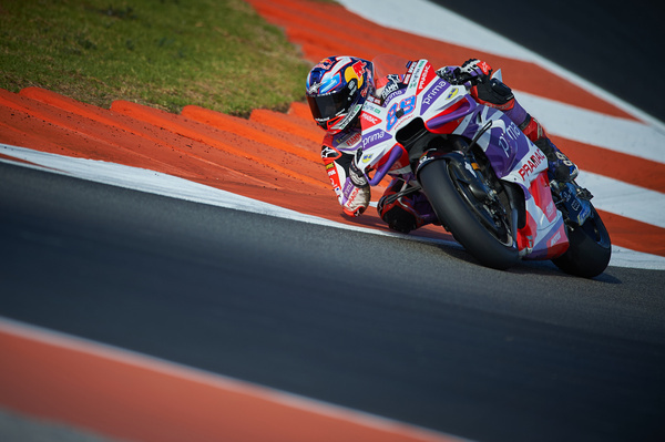 Jorge Martin of Spain and Prima Pramac Racing rides during the Moto GP Valencia Test on november 28, 2023 at Ricardo Tormo Circuit (Cheste, Moto GP Valencia Test.