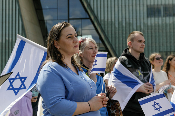 People carrying flags of Israel and Poland take part in the annual March of Life event held in connection with the celebration of Holocaust Remembrance Day (Yom HaShoah) in Warsaw. Hundreds of people participated in The March of Life, which takes place annually in Warsaw in connection with the celebration of Holocaust Remembrance Day (Yom HaShoah). Participants start near the Sigismund's Column in the heart of the Old Town in Warsaw and walk down the street to the Museum of the History of Polish Jews, Polin. Similar marches are held in several countries in April and May. The purpose of this event is to commemorate the victims of the Shoah (Holocaust), honor the survivors, and express solidarity with the Jewish nation in the face of increasing anti-Semitism.