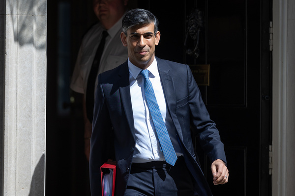 Prime Minister Rishi Sunak, leaves 10 Downing Street for Parliament to take Prime Minister’s Questions in London. Local Elections will be held in various parts of the United Kingdom in which the governing Conservative Party is expected to perform extremely poorly.