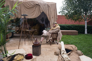 A WWII-era Special Air Service(S.A.S) reenactor is seen in the event. The Tank Museum's Tiger Day is a biannually event at Bovington camp showcasing German Tiger 131, the only operational Tiger I tank in the world, it also features other World War II-era tanks including M4A2E8 Sherman "Fury", M3 Grant and the British Churchill tank. The event included a reenactment of the Battle of "Capture the Tiger", demonstrating how the Tiger 131 was captured on 24th April 1943 in Tunisia by 42nd Battalion Royal Armored Corps and 2nd Sherwood Foresters.