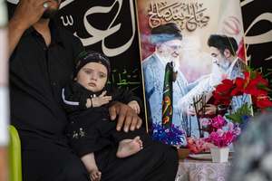 A Kashmiri Shia Muslim child performs chest-beating (matam) as he attends a Muharram procession commemorating the martyrdom of Imam Hussain and his companions in the Battle of Karbala. The ritual is a central expression of mourning observed during the Islamic month of Muharram. Muharram is the first month of the Islamic calendar. Shia Muslims observe Muharram as a period of mourning to commemorate the martyrdom of Imam Hussain, the grandson of Prophet Muhammad. Imam Hussain was martyred on the 10th day of Muharram, during the historic Battle of Karbala in 680 CE.