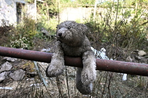 A burnt teddy bear lies near a damaged residential building as a result of a missile strike. Following a devastating overnight bombardment in which Russia launched 74 missiles and 496 attack drones, Kyiv has declared July 3, 2026, a city-wide Day of Mourning to honor the victims. At least 25 people were killed and over 80 injured across the capital as direct strikes heavily damaged residential apartment blocks, leaving active search and rescue operations scrambling to locate residents still believed to be trapped under the rubble.