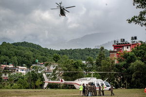 A Miracle Amid Disaster: Nine days after devastating flash floods and mudslides struck Nepal, rescue teams successfully pulled two workers alive from a flooded tunnel at the Upper Trishuli 3A Hydropower Project. Nepal Army personnel at Birendra Military Hospital in Kathmandu prepare to receive survivors Sanjay Sah (30) and Kabir Maharjan (45), who survived against all odds underground.