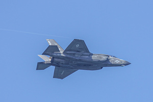A military fighter jet performs over the skies of San Francisco. Crowds gather along the waterfront to watch the San Francisco Fleet Week Air Show as aircraft, including the U.S. Navy Blue Angels, performed in the skies over the city. The annual event is part of San Francisco Fleet Week, which celebrates the U.S. military and honors the men and women serving in the armed forces.