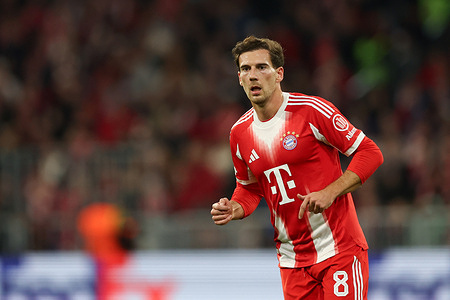 Leon Goretzka of Bayern Munich seen during the UEFA Champions League 2025/2026 match between Bayern Munich and Club Brugge at Allianz Arena . FInal Score; Bayern Munich 4:0 Club Brugge.