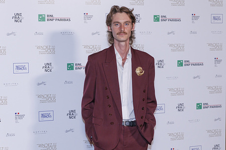 Luca Chikovani attends the photocall for the presentation of the 16th edition of French film festival “Rendez-Vous”.