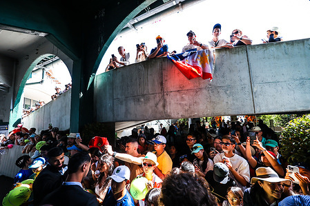 Filipino fans on Day 2 of the 2026 Kooyong Classic at Kooyong Lawn Tennis Club. Final Score : 
Alexandra Eala of Phillipines won Donna Vekić of Croatia (6-3, 6-4)