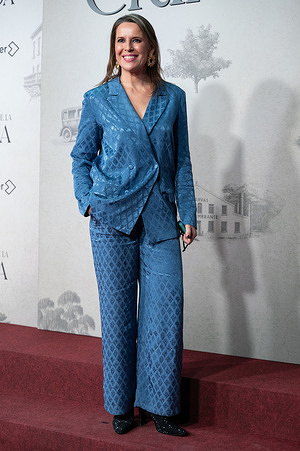 Isabel Gonzalez attends the premiere of the TV show "Las hijas de la criada" at the Callao cinema in Madrid.