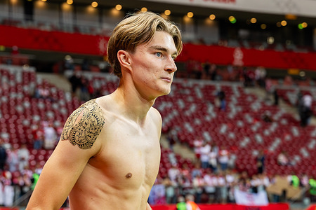 Kacper Potulski of Poland seen during the friendly match between Poland and Nigeria at PGE Narodowy Stadium. Final score; Poland 2:2 Nigeria.