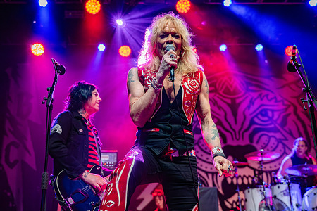 Matti Antero Kristian Fagerholm known professionally as Michael Monroe seen performing live on stage with his band. Bands Buckcherry and Michael Monroe play The Forum Kentish Town London UK as part of their Co- Headline tour of the UK March 7th 2026

Buckcherry are Josh Todd. Stevie D. Kelly Lemieux. Francis Ruiz. & 
Billy Rowe.
Michael Monroes badn include Matti Antero Kristian Fagerholm known professionally as Michael Monroe, Sami Yaffa, Rich Jones, Steve Conte and Karl Rockfist.