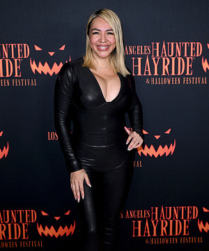 Content creator Barbara Sanchez attends the Los Angeles Haunted Hayride held at Griffith Park.