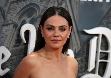 Mila Kunis attends the Opening Gala screening of "Wake Up Dead Man: A Knives Out Mystery" during the 69th BFI London Film Festival.