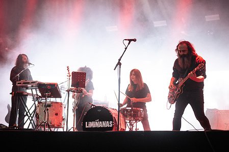 French rock band the Liminanas performs live on stage during the Rock en Seine music festival. The french rock band Liminanas performed on the last day of the Rock en Seine 2025 music festival at the Domaine National Parc de Saint-Cloud.