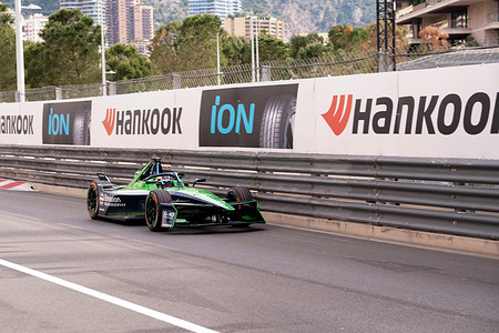 Sébastien Buemi (16) of Envision Racing during the first day of free practice of the Round 7 of the ABB Formula E World Championship in Monte-Carlo, Monaco.