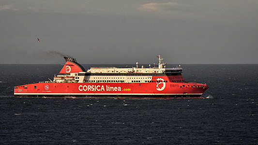 The liner A. Nepita arrives at the France Mediterranean port of Marseille.