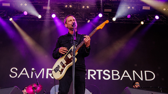 Sam Roberts of the Sam Roberts Band performs at Rock'n Thunder in Edmonton.