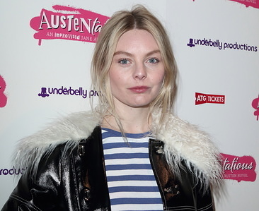 Nell Hudson at the Austentatious Press Night at the Fortune Theatre, Russell Street, Covent Garden.