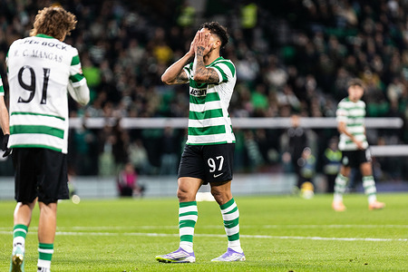 Luis Suarez of Sporting CP seen during the Liga Portugal match between Sporting CP and Rio Ave FC at Estadio Jose Alvalade. Final score Sporting CP 4 : 0 Rio Ave