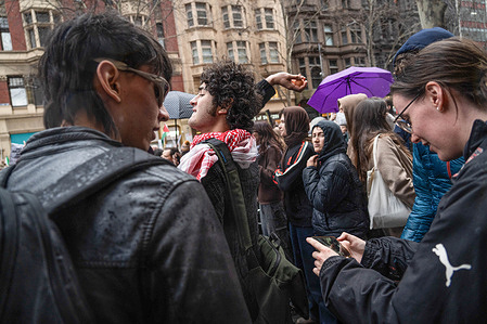 A protester throws an egg during the anti immigration protest. The March for Australia anti immigration protest turned violent as demonstrators clashed with multiple counter protesters, and police.Eggs, water bottles, cans and fruits were thrown between the two protest groups and at the police Multiple arrests were made.