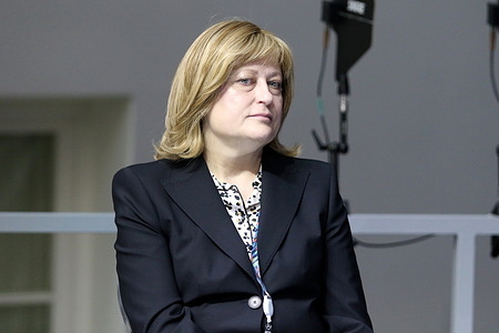 Svetlana Ermakova, Head of the Department of Regional Policy, Education and Project Management, Ministry of Culture of Russia seen at a session Pop and Jazz Education in Russia: Issues and Prospects the framework of the XI St. Petersburg International Forum of United Cultures, which is taking place in St. Petersburg.