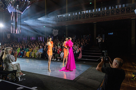 The final runway of the Festival was a triumph of style and creativity, with a model showcasing a stunning outfit by Jason Grech that perfectly captured the designer's unique vision at the Royal Exhibition Building. Royal Exhibition Building in Carlton was illuminated with fashion on Saturday 11 March as PayPal Pay in 4 Closing Runway marked the grand finale of the Festival. The runway celebrated designers who pushed boundaries, challenged gender stereotypes, and explored how fashion can better support those with disabilities. The showcase featured leading Australian designers like Jason Grech, Iordanes Spyridon Gogos, Paul McCann, Gary Bigeni, and Ngali Nagnata, who presented the latest in streetwear, ready-to-wear, and independent couture with diversity and inclusion at its heart.