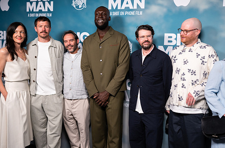 Michael Ebenezer and guests attend the "Big Man" London Premiere at BFI Southbank. 'Big Man' is a short film shot on iPhone 16 pro and presented by Apple and Merky Films.