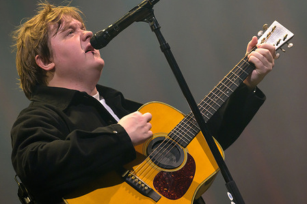 Lewis Capaldi seen performing live on stage at The OVO Hydro After a two year hiatus, Lewis Capaldi makes a return to the music scene playing at Glasgow’s OVO Hydro