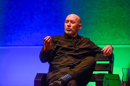 Marketing expert Strategic Advisor to Exceptional ALIEN media company, Colin Blake is seen speaking at an oration session during the National Sports & Physical Activity Convention (NSC) | IAKS 2024 at Melbourne Convention and Exhibition Centre. The event brings the entire sports ecosystem under one roof such as recreation, finance and technology, collaboration, sharing knowledge, and establishing valuable business connections.