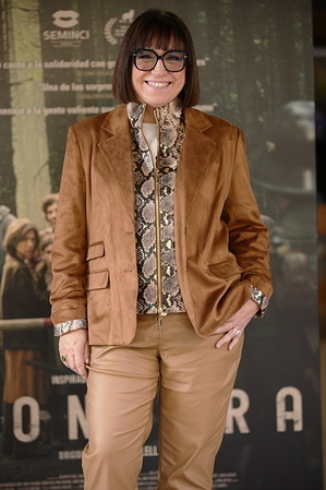 Director Judith Colell attends the photocall of the film "Frontera" at the MK2 Cine Paz theater.