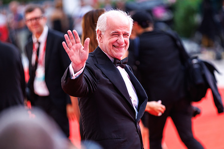 Toni Servillo attends the red carpet of the Opening Ceremony at the 82nd Venice Film Festival in Venice, Italy.