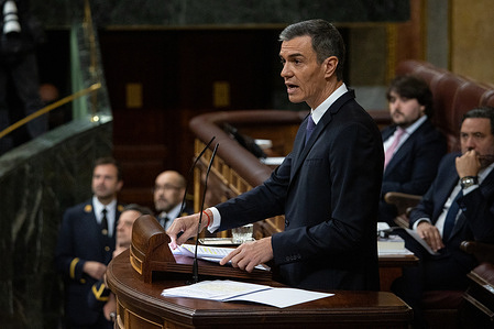 The Prime Minister of Spain, Pedro Sánchez, appeared before the Congress of Deputies at his own request to report on various current issues, including the outcomes of the latest international summits, the most recent European Council meeting, and the state of public services in Spain.