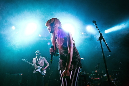 Beatrice Antolini performs live at Circolo degli Artisti in Rome.