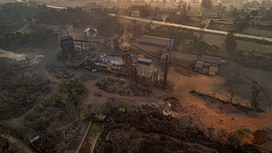 (EDITORS NOTE: Image taken with drone) A general view of a coal-based sponge iron plant. The European Union’s 2026 CBAM definitive phase imposes carbon surcharges of €47–€55 per metric tonne on coal-based sponge iron and steel threatening export competitiveness. As the world’s leading producer of coal-based iron, Indian manufacturers are pivoting toward infrastructure-heavy markets in Southeast Asia and the Middle East to offset the carbon tax shock.