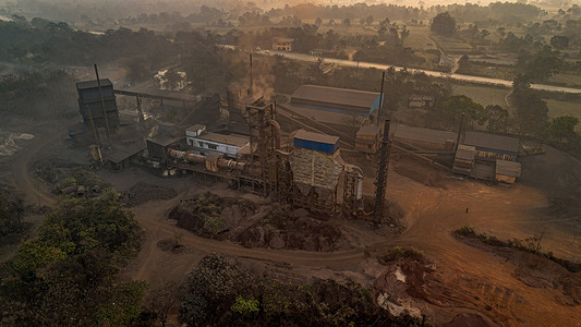 (EDITORS NOTE: Image taken with drone) A general view of a coal-based sponge iron plant. The European Unionís 2026 Carbon Border Adjustment Mechanism (CBAM) definitive phase imposes carbon surcharges of €47–€55 per metric tonne on coal-based sponge iron and steel, threatening export competitiveness. As the worldís leading producer of coal-based iron, Indian manufacturers are pivoting toward infrastructure-heavy markets in Southeast Asia and the Middle East to offset the carbon tax shock.