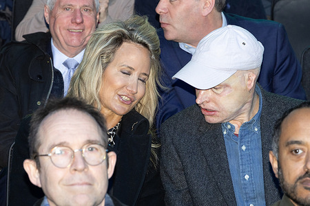 Lady Victoria Hervey seen in the audience at the Veterans for Reform launch at Old Billingsgate in London.