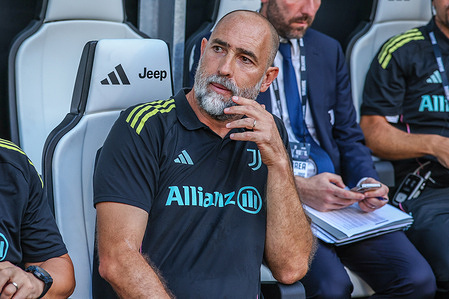 Igor Tudor Head Coach of Juventus FC is seen during the pre-season friendly football match between Juventus FC and Juventus Next Gen at Allianz Stadium.
