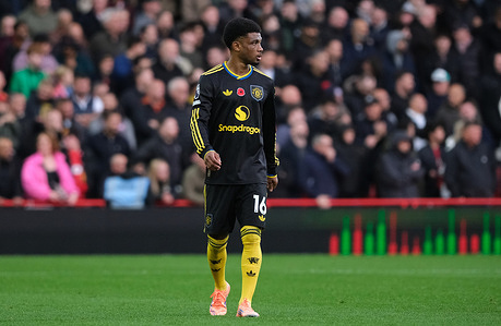 Amad Diallo of Manchester United seen during the Premier league football match between Nottingham Forest and Manchester United at City Ground. Final score; Nottingham Forest 2 - 2 Manchester Utd.