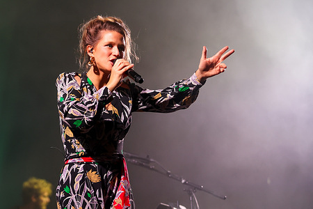 Belgian singer-songwriter Selah Sue performs on stage during the 30th edition of the “Fiesta des Suds” music festival in Marseille. Selah Sue has won the Best Female Solo Artist award five times at the Music Industry Awards.