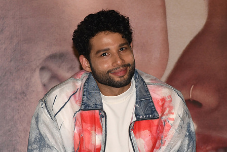 Bollywood actor Siddhant Chaturvedi is seen during the trailer launch of his upcoming film 'Dhadak 2' in Mumbai.