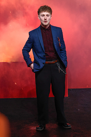 Sam Locke attends the World Premiere of '28 Years Later: The Bone Temple' held at the BFI IMAX.