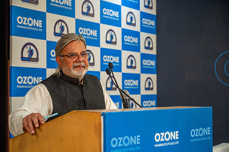 Subash Sehgal, Founder and Managing Director of Ozone Group of Companies, addresses the media during the launch of the Ozone Shield programme at India International Center. Ozone Pharmaceuticals Limited has launched the ‘Ozone Shield’ programme in response to concerns over increasing violence, threats, harassment and legal cases involving doctors. A nationwide survey of more than 1,500 healthcare workers by experts from AIIMS, Safdarjung Hospital and VMMC found that 78.4% reported receiving threats while on duty, while 58.2% did not feel safe at their workplace. According to the company, Ozone Shield is the first-of-its-kind initiative by an Indian pharmaceutical company focused on doctors’ safety and well-being. It provides security assistance, medico-legal support and counselling to doctors facing threats or mistreatment, whenever required.