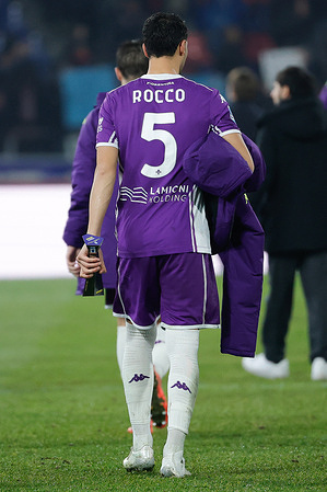 Rolando Mandragora of ACF Fiorentina with a t-shirt in memory of Rocco Commisso, president of ACF Fiorentina, who passed away on 17.01.2026ACF at the end of the match during the Italian Serie A soccer match Bologna FC vs ACF Fiorentina at Renato dall'Ara Stadium. Final score; Bologna FC 0:0 ACF Fiorentina