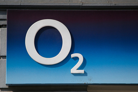 O2 logo outside its store in London.
O2 is a telecommunication service provider.
