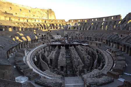 Pope Leo XIV together with leaders of world religions attend the Prayer for Peace meeting organized by the Community of Sant'Egidio at the Colosseum.