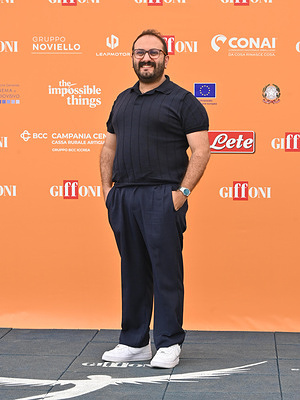 Fabio Balsamo attends the photocall at the 2026 Giffoni Film Festival.