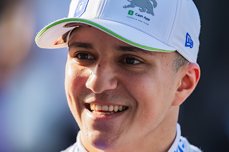 Isack Hadjar of France and Visa Cash App RB Formula One Team seen during the sprint race at Formula One Chinese Grand Prix.