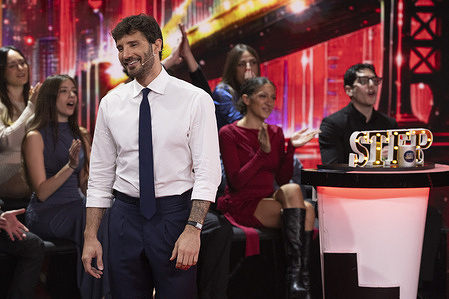 Stefano De martino seen during the 6th episode of the Rai 2 TV show "Step Stasera tutto è possibile" 2026 edition at Auditorium Rai.