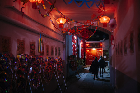 The Chinese Cultural Center entrance. Lanterns in Via Sarpi Milan’s Chinatown, one of the oldest in Italy. In recent years Chinese New Year has become an important event for both the Chinese community and Italian visitors and an occasion for discovering the local Chinatown.
