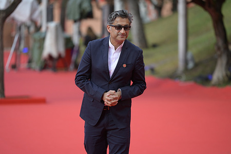 Asif Kapadia attends the red carpet during Rome Film fest 2025 at Auditorium Parco della musica.